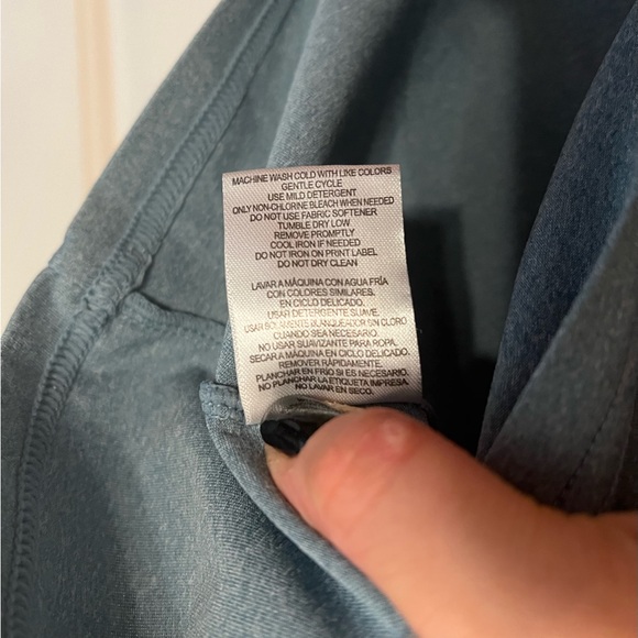 32 Degrees Cool Women's Blue Short Sleeve Scoop Neck T-Shirts Size Small - Picture 6 of 11